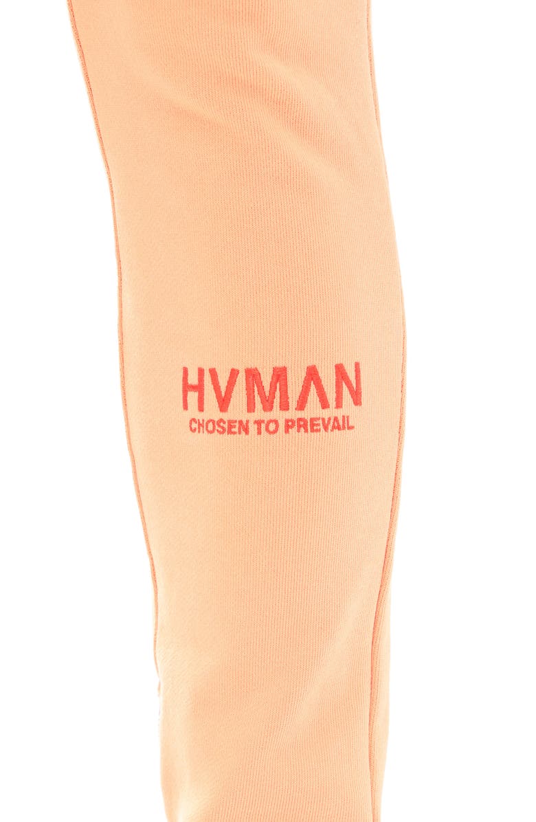 HVMAN Zip Pocket Cotton Sweatpants, Alternate, color, Apricot
