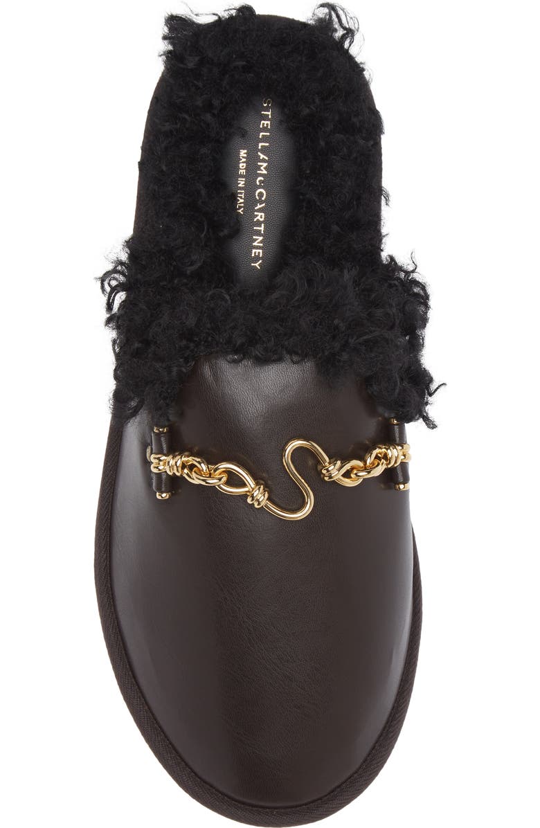 Stella McCartney Ryder Faux Shearling Lined Mule, Alternate, color,