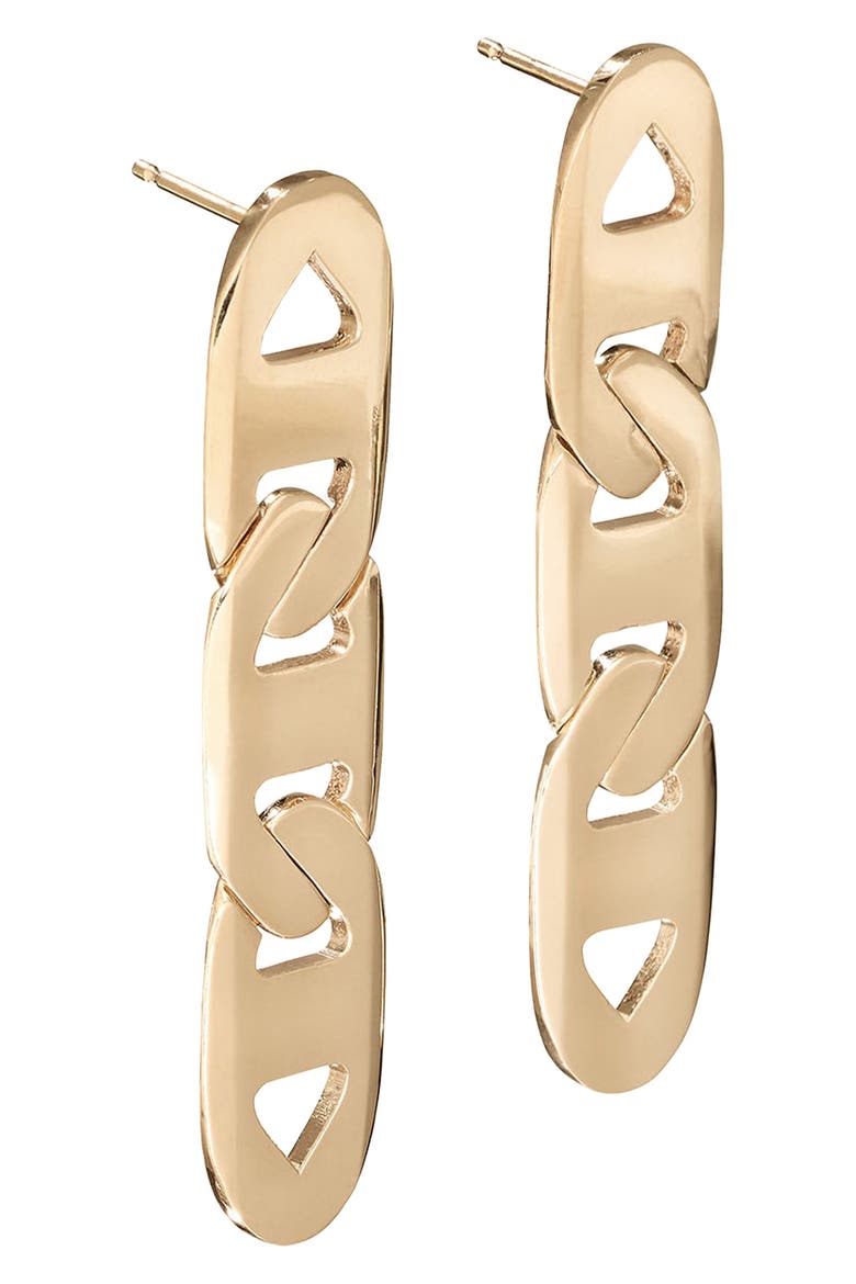 Mega Malibu Drop Earrings, Main, color, YELLOW