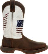 DURANGO Distressed Flag Embroidery Western Boot