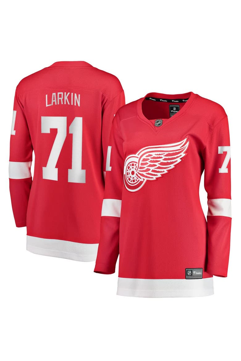 Women's Fanatics Dylan Larkin Red Detroit Red Wings Home Breakaway Jersey, Main, color, Red