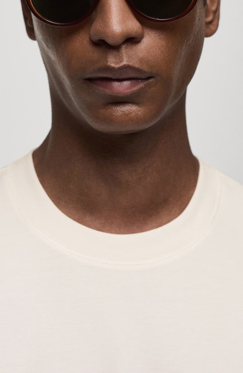 MANGO Regular Fit Cotton Crewneck T-Shirt, Alternate, color,