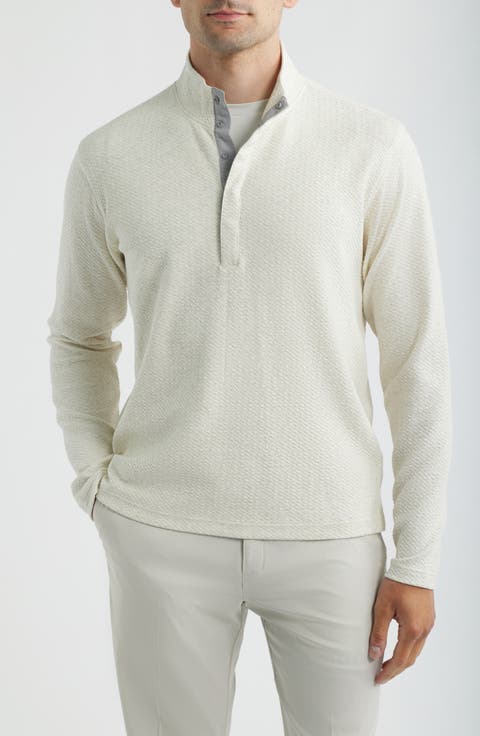 Ransel Quarter Snap Placket Pullover