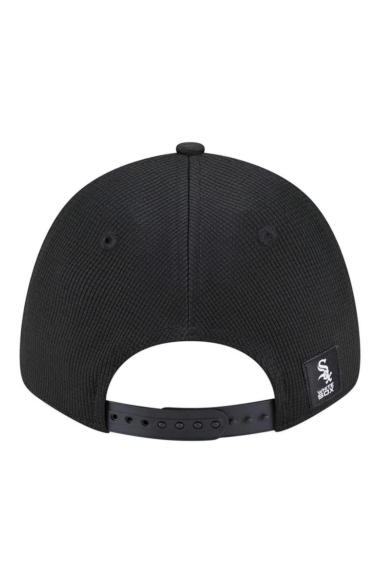 New Era Men's New Era Black Chicago White Sox Pivot 9FORTY Adjustable Hat, Alternate, color, Black