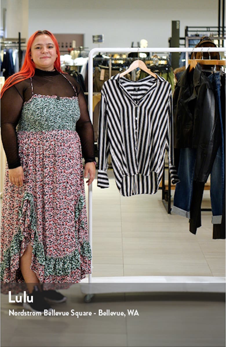 Ledger Stripe Silk Shirt, sales video thumbnail