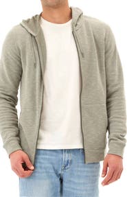 Threads 4 Thought Jordyn Stripe Organic Cotton French Terry Zip Hoodie