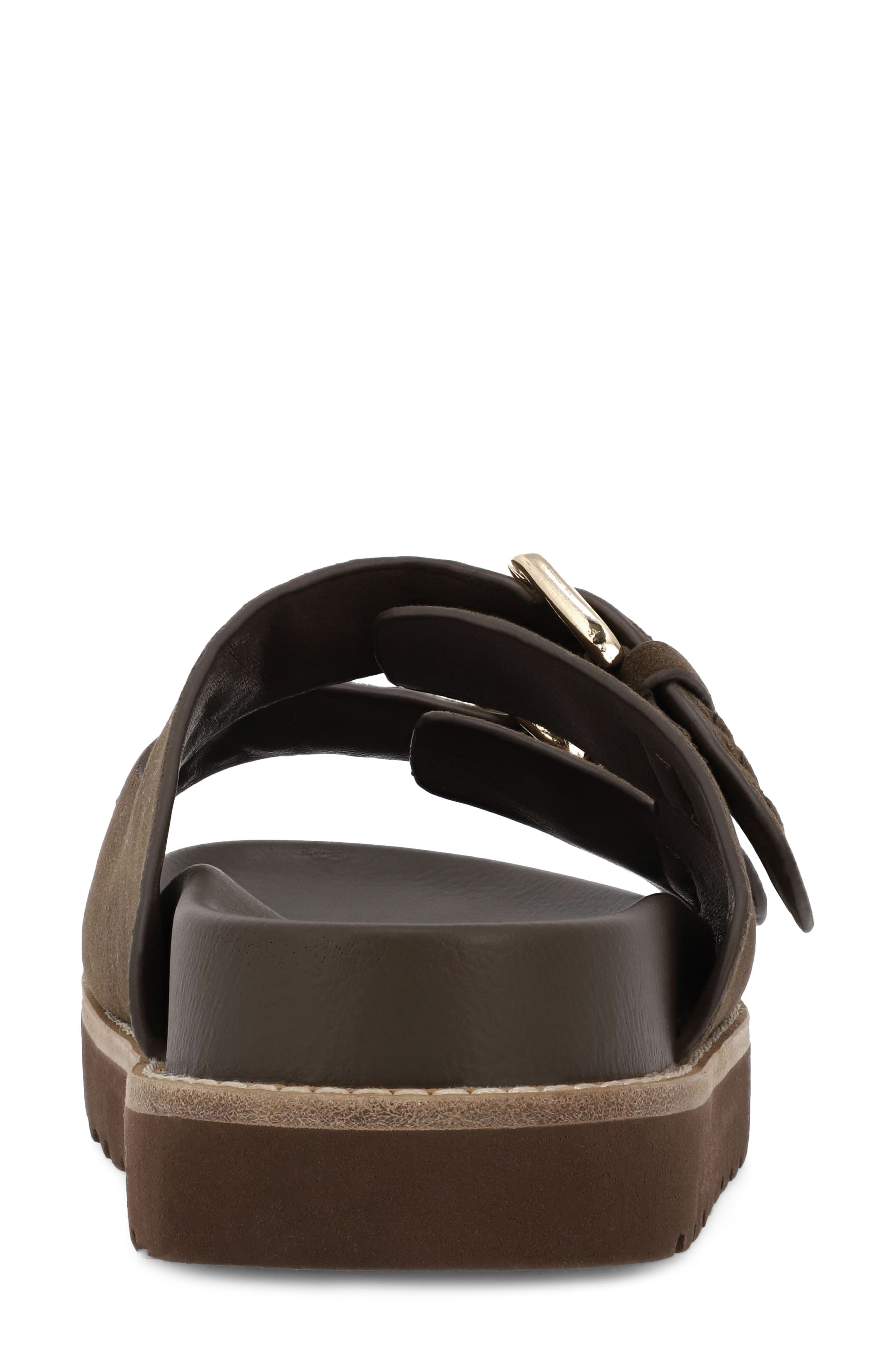 Marley Platform Sandal, Alternate, color, CHOCOLATE