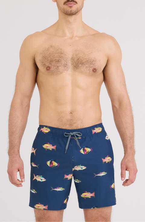 Oh Buoy 2N1 7-Inch Volley Swim Trunks