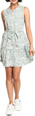 GIBSONLOOK Wildflower Tie Waist Dress