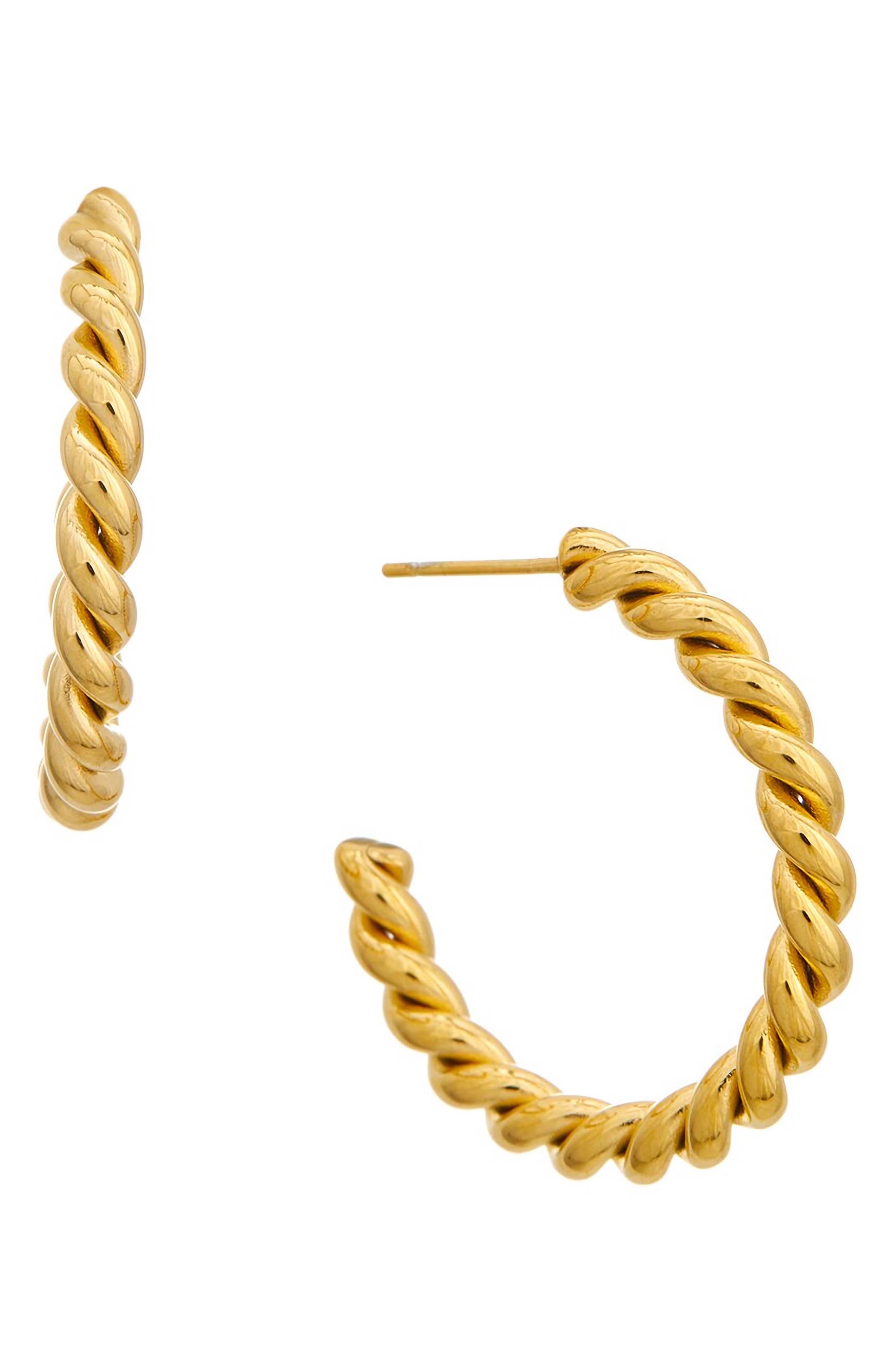 Juvell Twisted Hoop Earrings