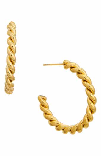 Twisted Hoop Earrings