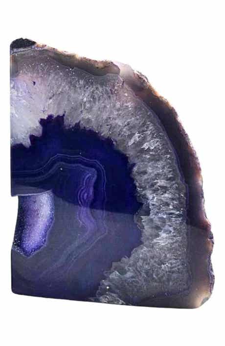 Large Agate Bookend