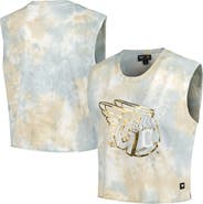 THE WILD COLLECTIVE Women's The Wild Collective White Cleveland Guardians Washed Muscle Tank Top