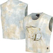 THE WILD COLLECTIVE Women's The Wild Collective White Cleveland Guardians Washed Muscle Tank Top