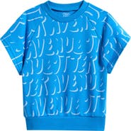OTTER AVENUE Kids' Short Sleeve Cotton Blend Sweatshirt