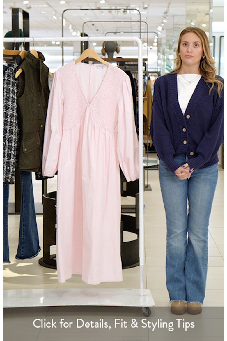 Ilyana Long Sleeve Midi Dress video
