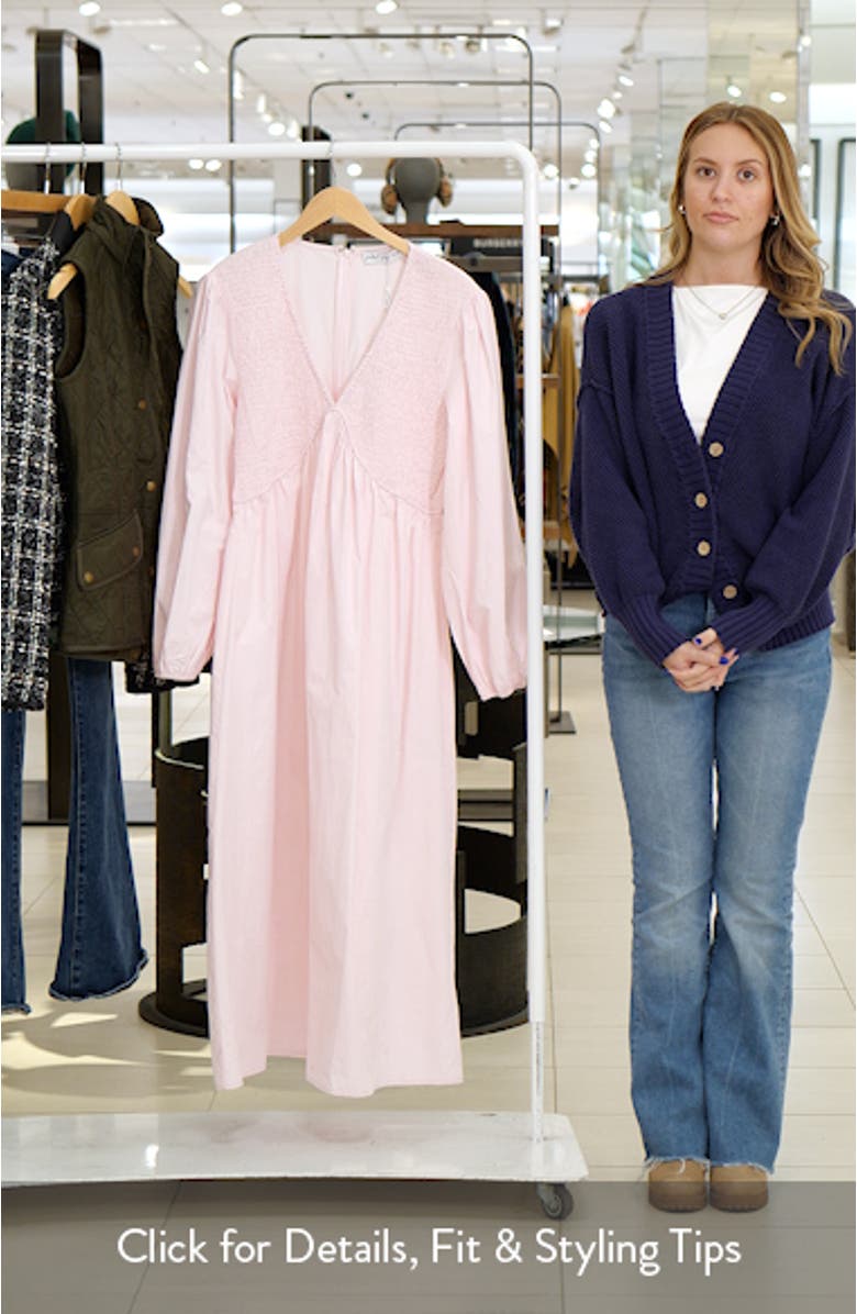 Ilyana Long Sleeve Midi Dress, sales video thumbnail