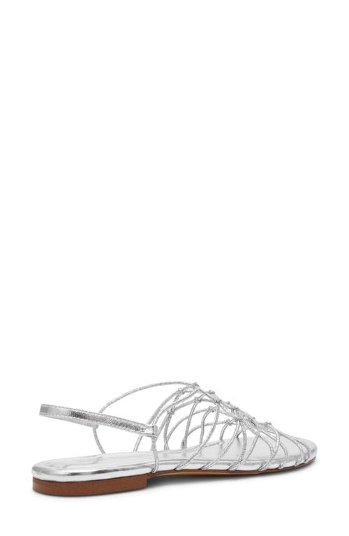 Steve Madden Libra Slingback Sandal In Silver