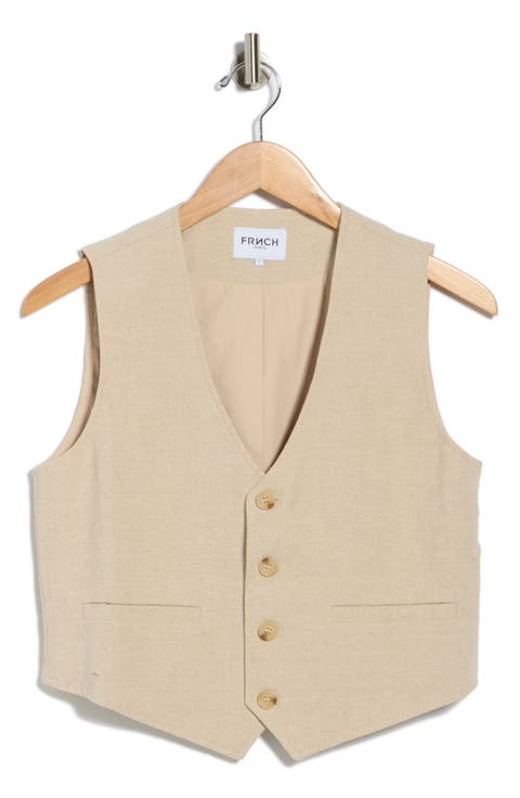 Alix Linen & Cotton Vest