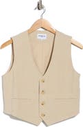 FRNCH Alix Linen & Cotton Vest