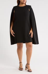 Connected Apparel Cape Dress