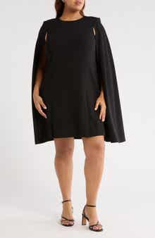 Connected Apparel Cape Dress