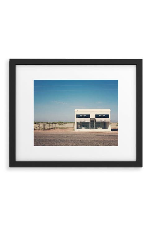Irony in West Texas Framed Art Print