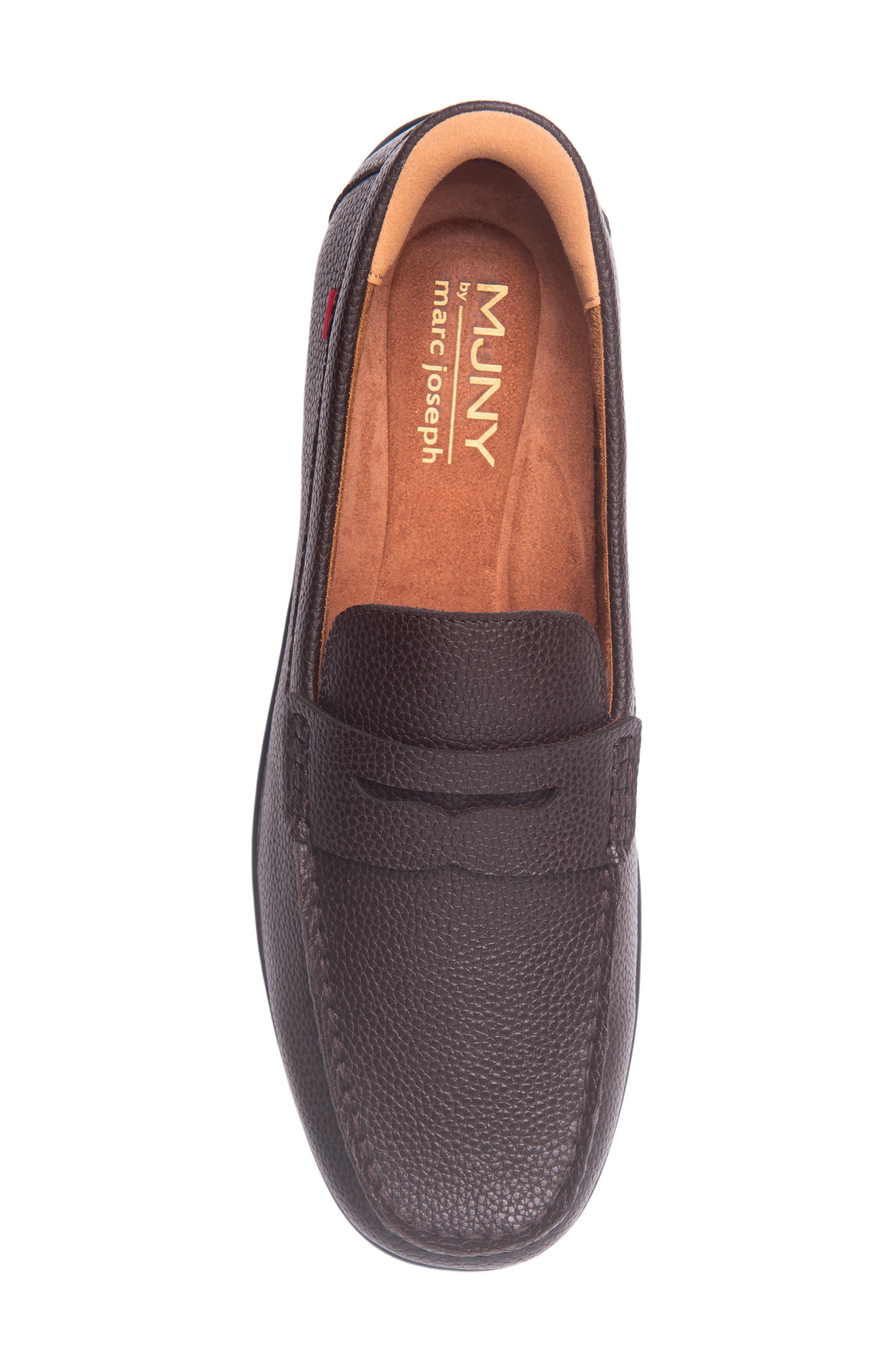 John Street Penny Loafer, Alternate, color, MOCHA GRAINY LEATHER