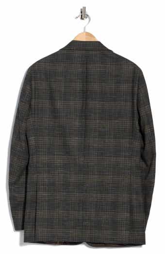 Plaid Notch Lapel Sport Coat
