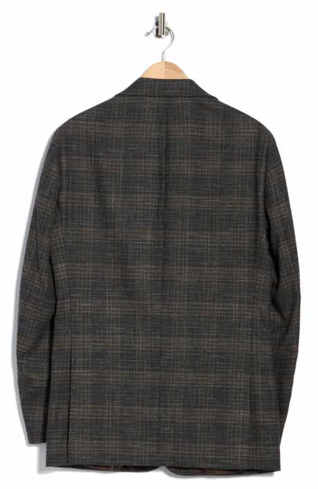 Plaid Notch Lapel Sport Coat
