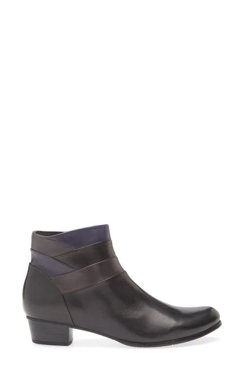 Regarde Le Ciel Stefany Block Heel Bootie In Black