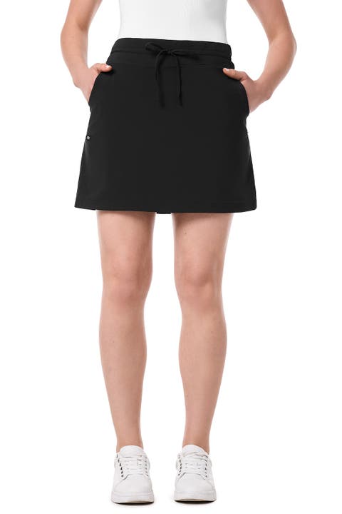 Travel Skort with Built-In Shorts & Drawstring - UPF 50+ Sun Protection - Mendocino