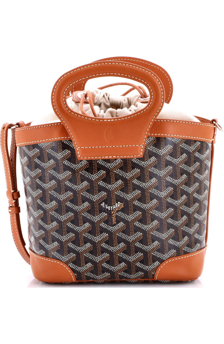 Pre-Owned Goyard Beluga Bag Coated Canvas Mini, Main, color, Brown