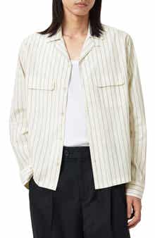 AllSaints Stanley Stripe Button-Up Shirt