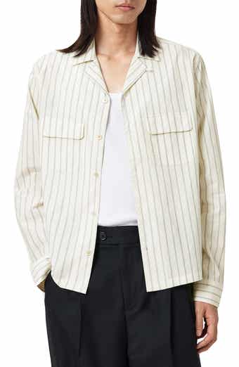 AllSaints Stanley Stripe Button-Up Shirt