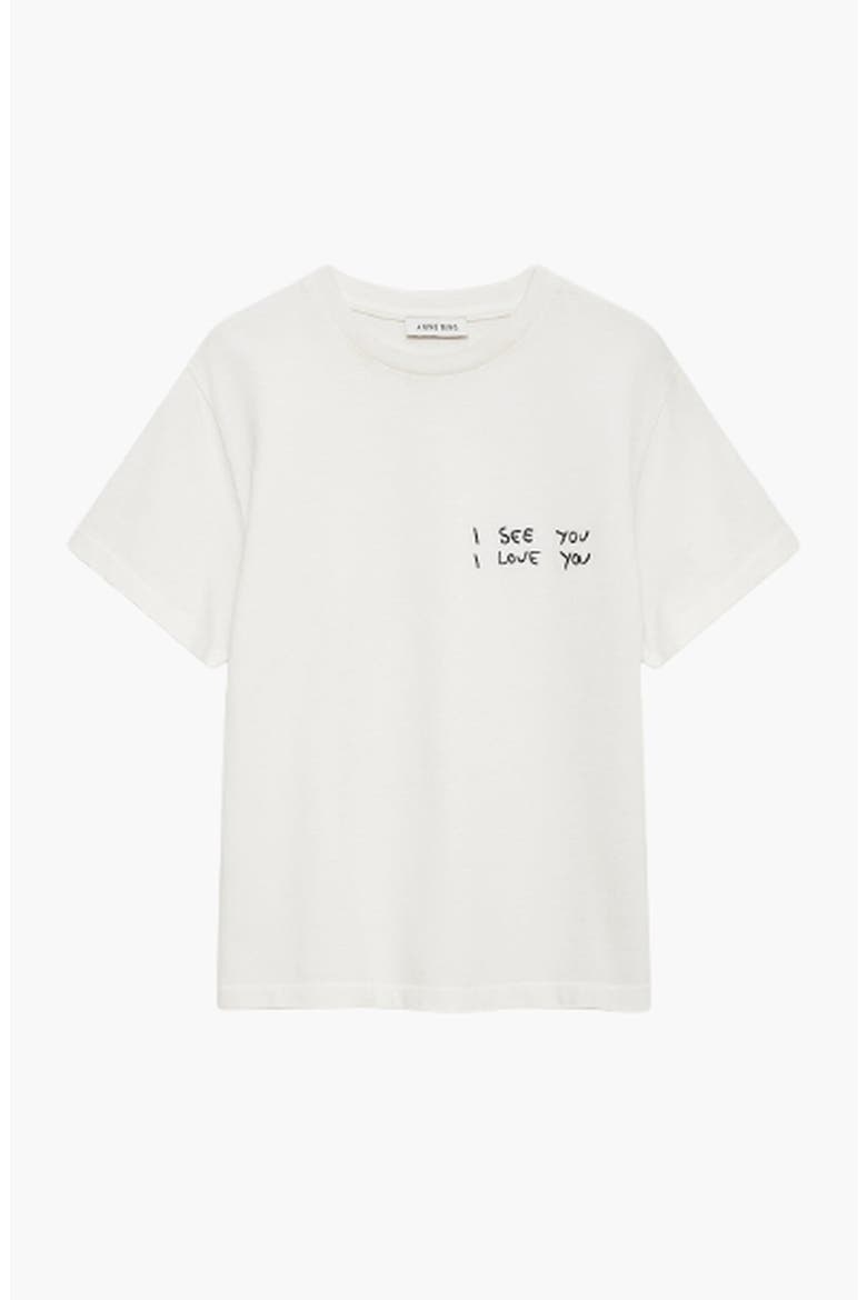 Shelley I See You I Love You Tee, Alternate, color, Washed Cream