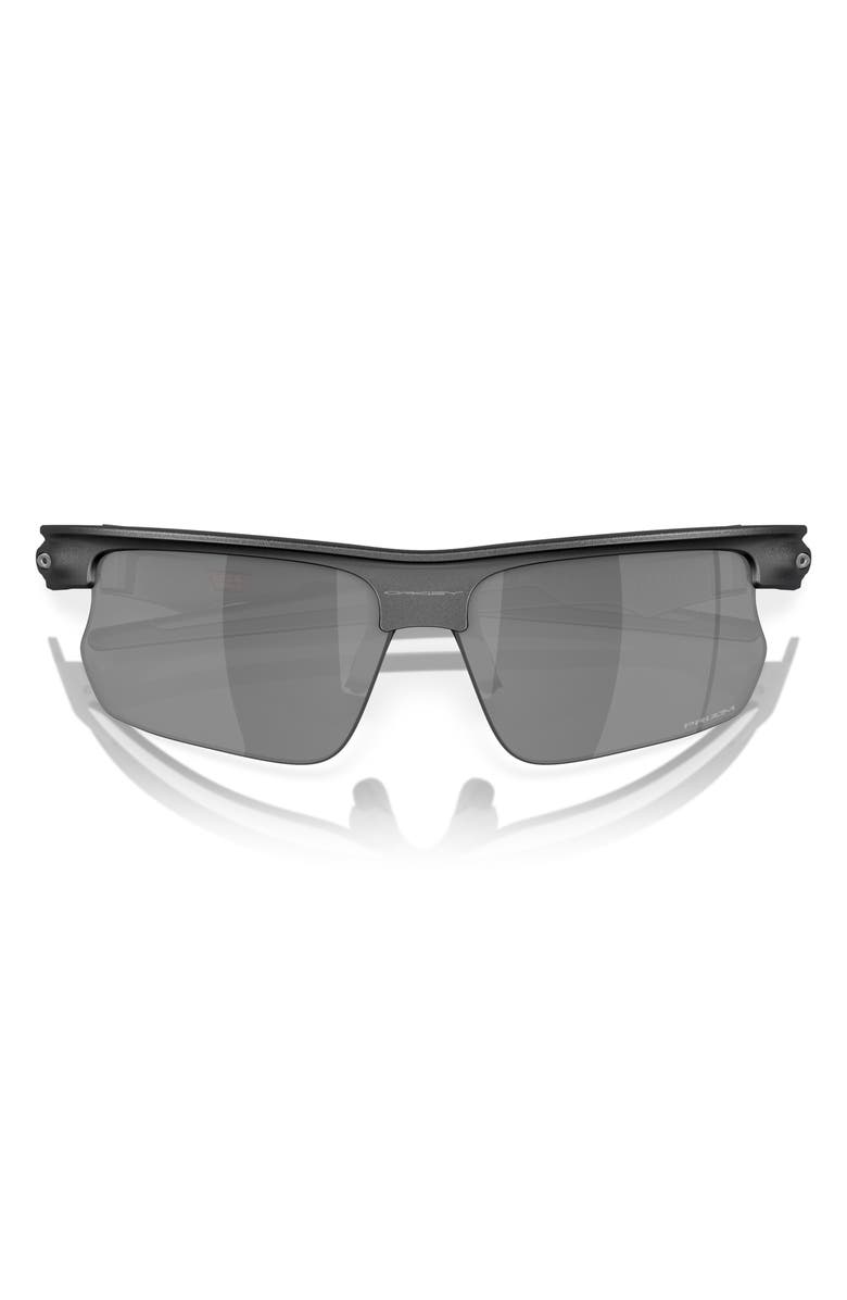 Oakley Bisphaera 68mm Prizm<sup>™</sup> Gradient Oversize Polarized Rectangular Sunglasses, Alternate, color, Black Grey