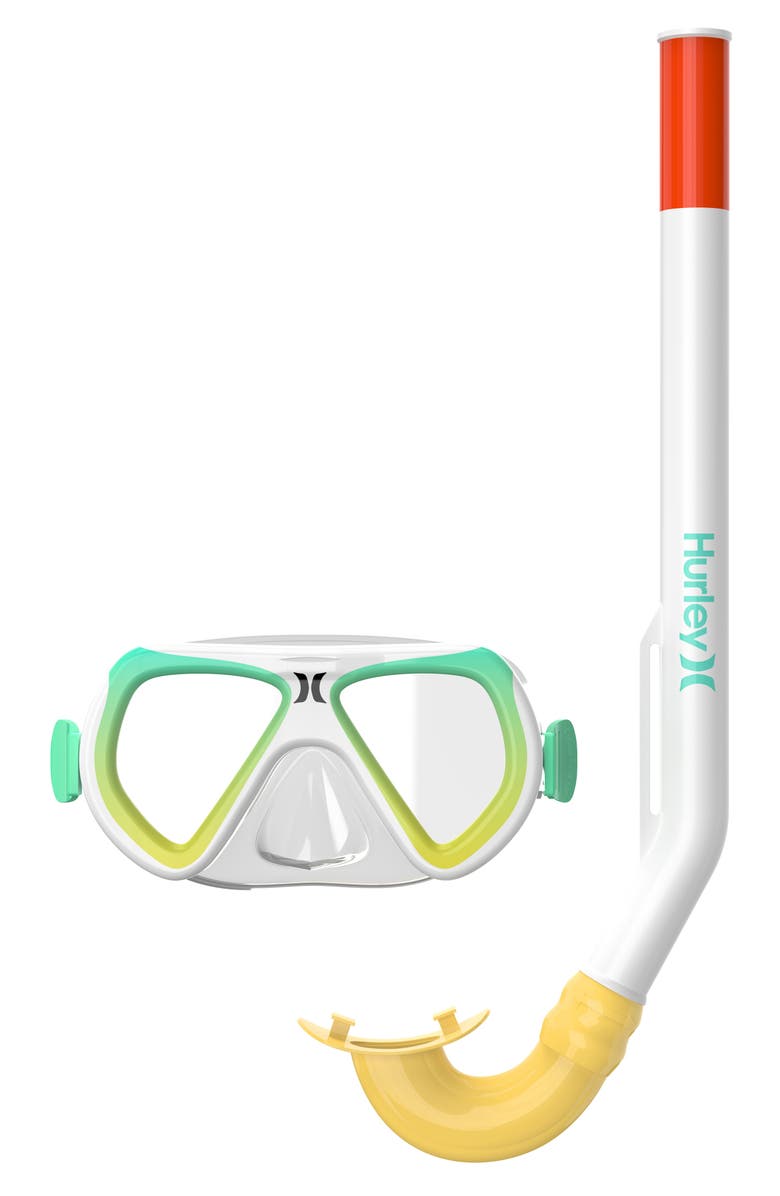 Hurley Kids' Snorkel Set, Main, color,