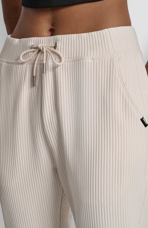 Dkny High Waist Joggers In White