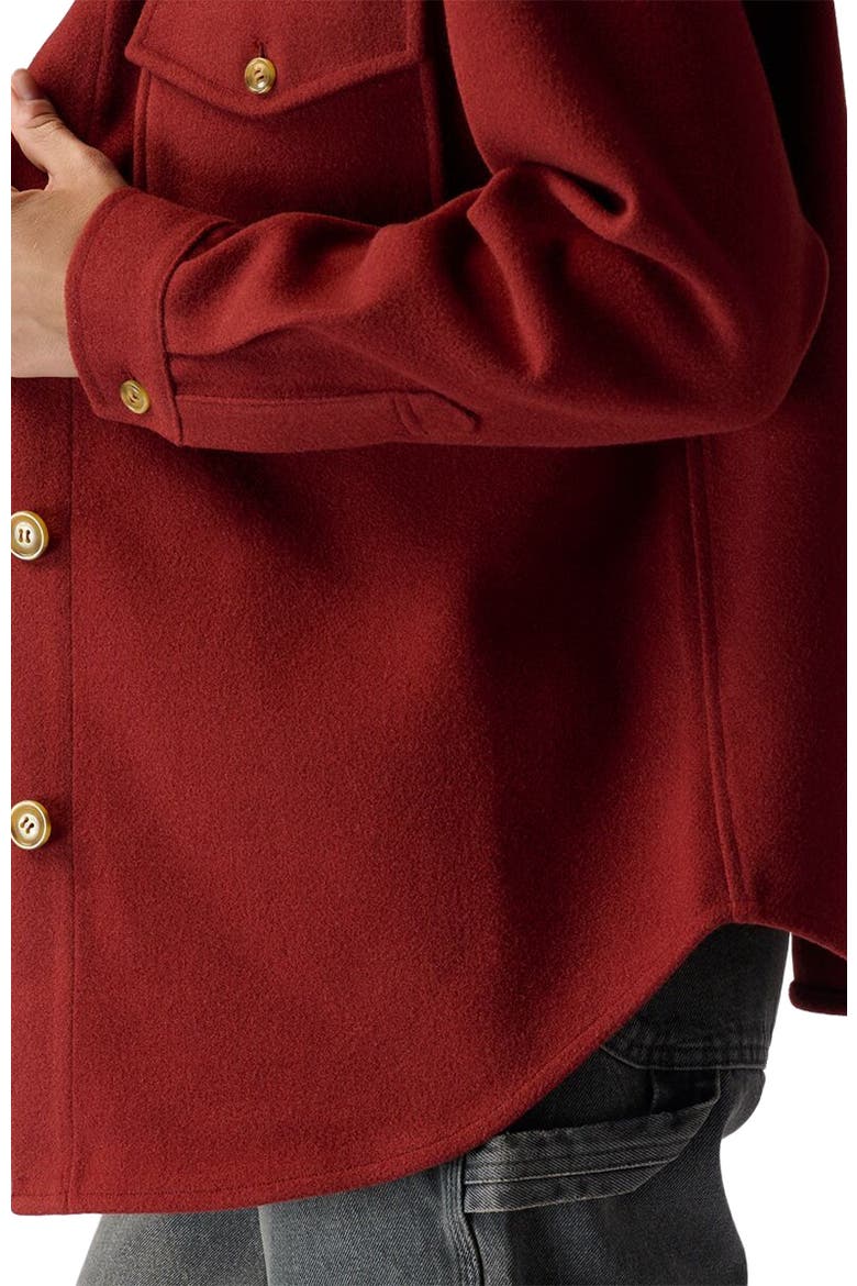 Shirt Jacket - Women's, Alternate, color, Fired Brick
