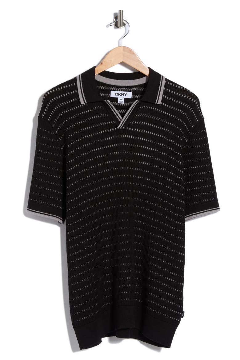 Dyson Johnny Collar Polo, Alternate, color, BLACK
