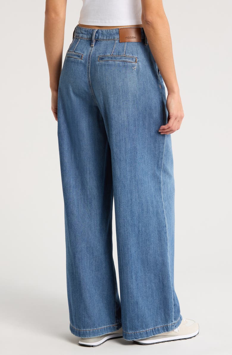 HIDDEN JEANS Nonstretch Wide Leg Jeans, Alternate, color,