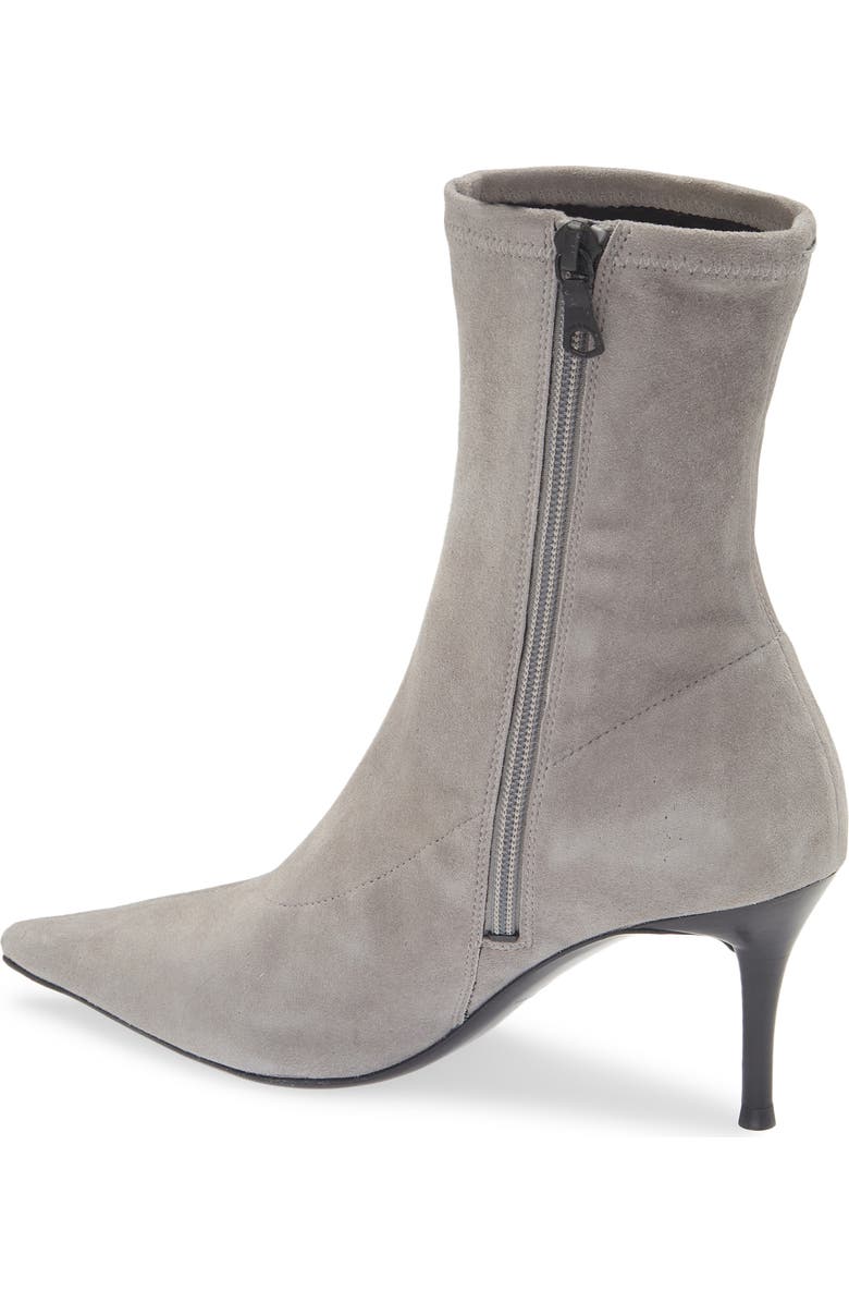 rag & bone Mercer Pointed Toe Bootie, Alternate, color, Stone Suede