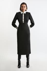 Karen Millen Petite Maxi Shirt Dress