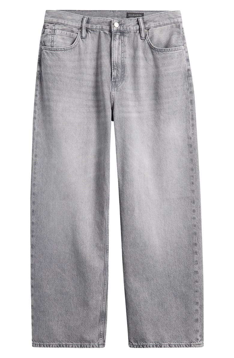 AllSaints Lenny Straight Leg Jeans, Alternate, color, Washed Grey