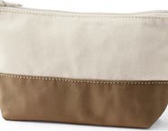 Lands' End Zipper Canvas Pouch