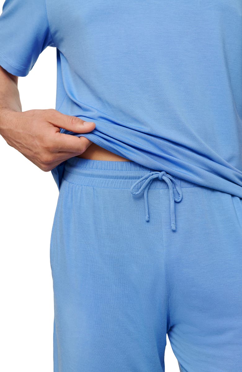 Eberjey Henry Pajama T-Shirt
Shorts Set, Alternate, color, Cornflower Blue