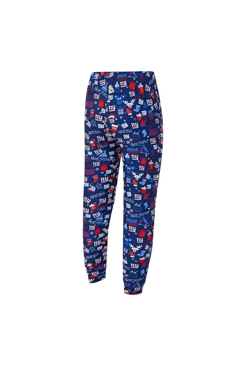 CONCEPTS SPORT Men's Concepts Sport  Royal New York Giants Chestnut Long Sleeve Top & Pants Set, Alternate, color, Royal