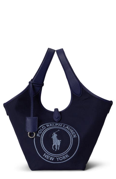 Polo Play Crest Canvas Tote