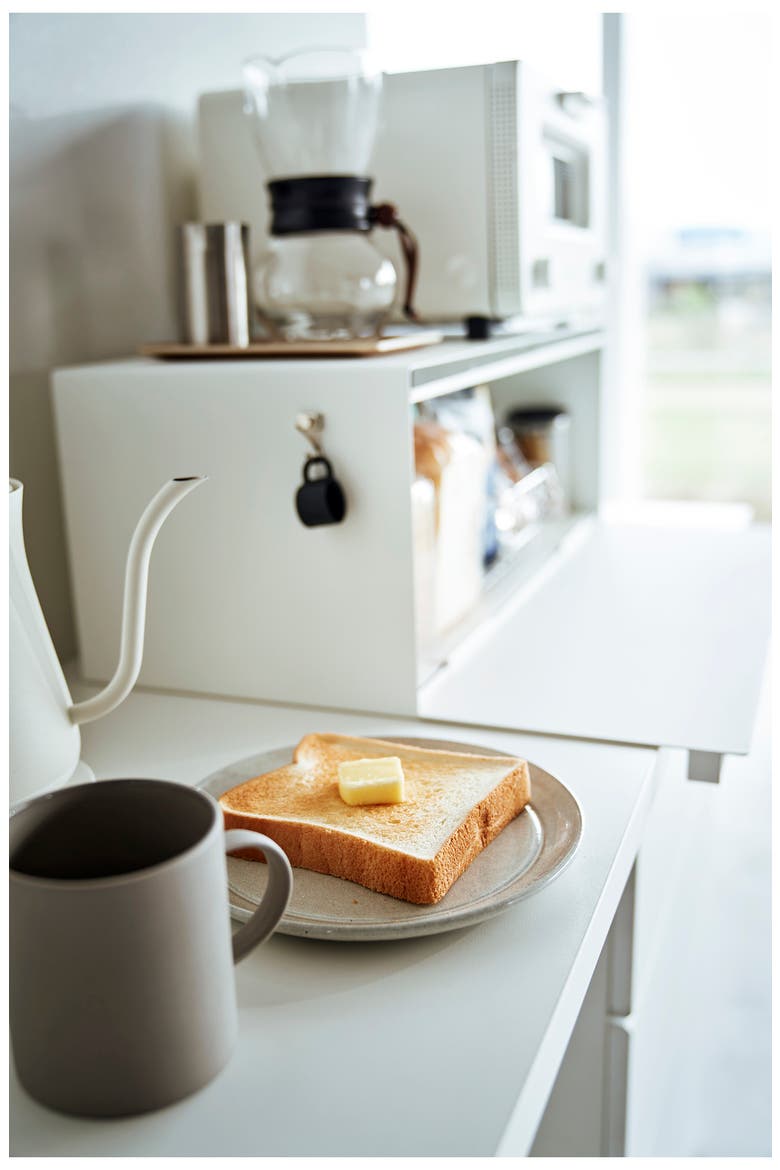 Wide Bread Box, Alternate, color, WHITE